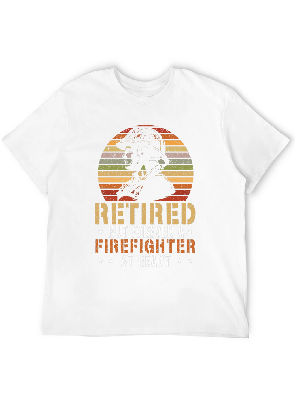 Retired Firefighter Graphic T-Shirt