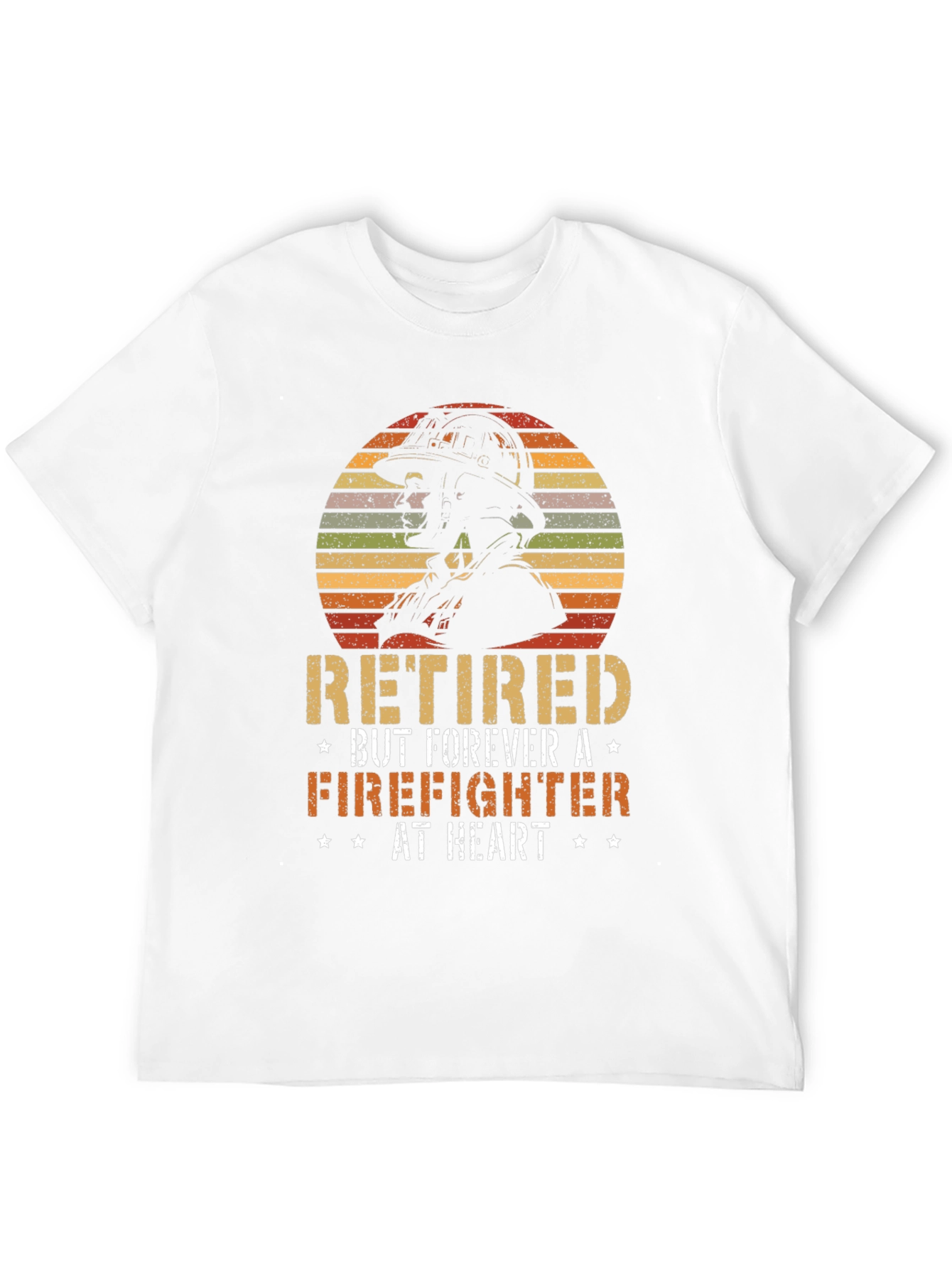 Retired Firefighter Graphic T-Shirt
