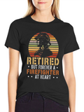 Retired Firefighter Graphic T-Shirt