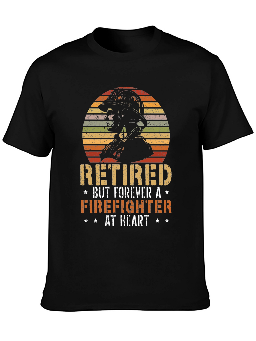 Retired Firefighter Graphic T-Shirt