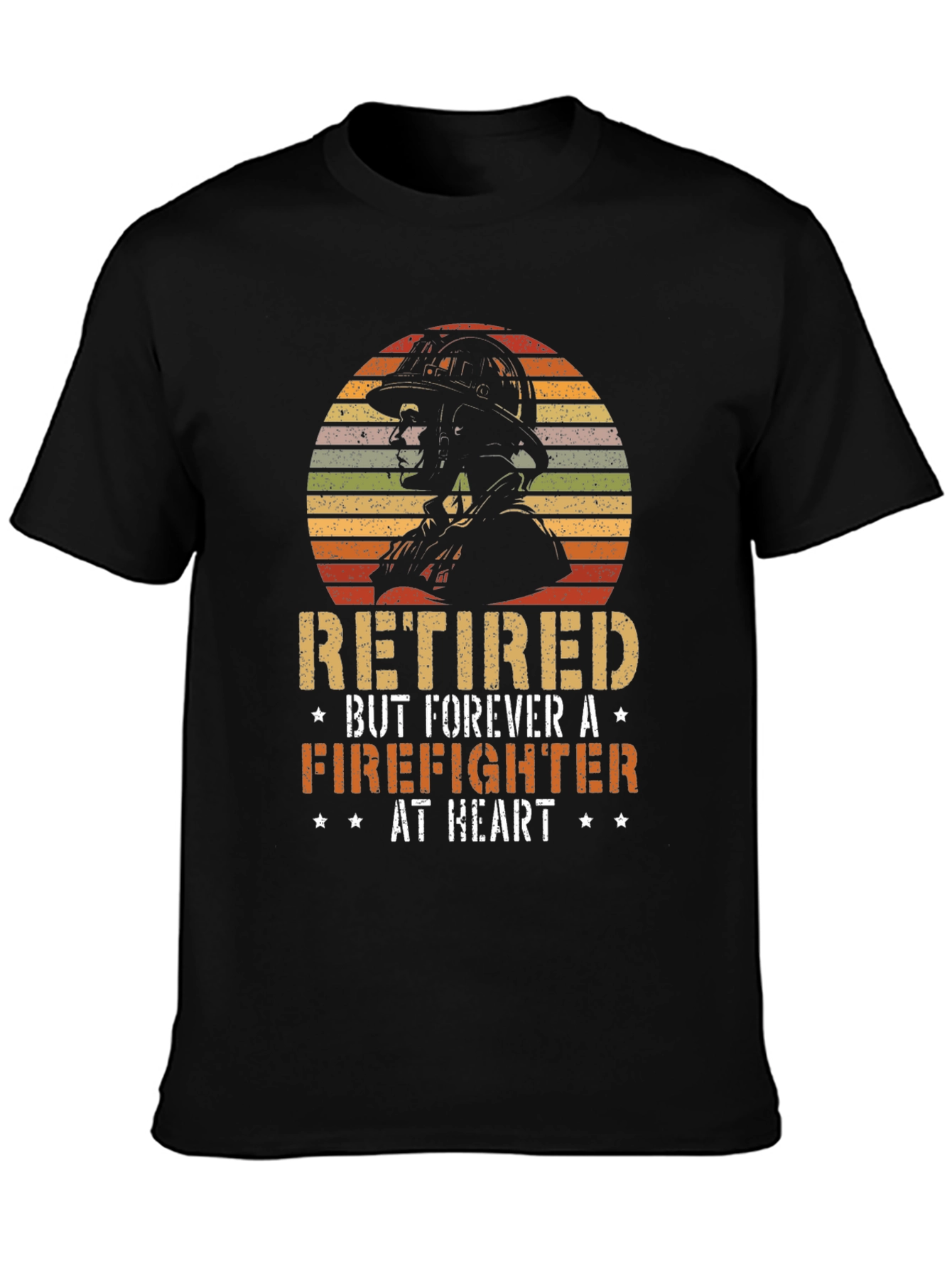 Retired Firefighter Graphic T-Shirt