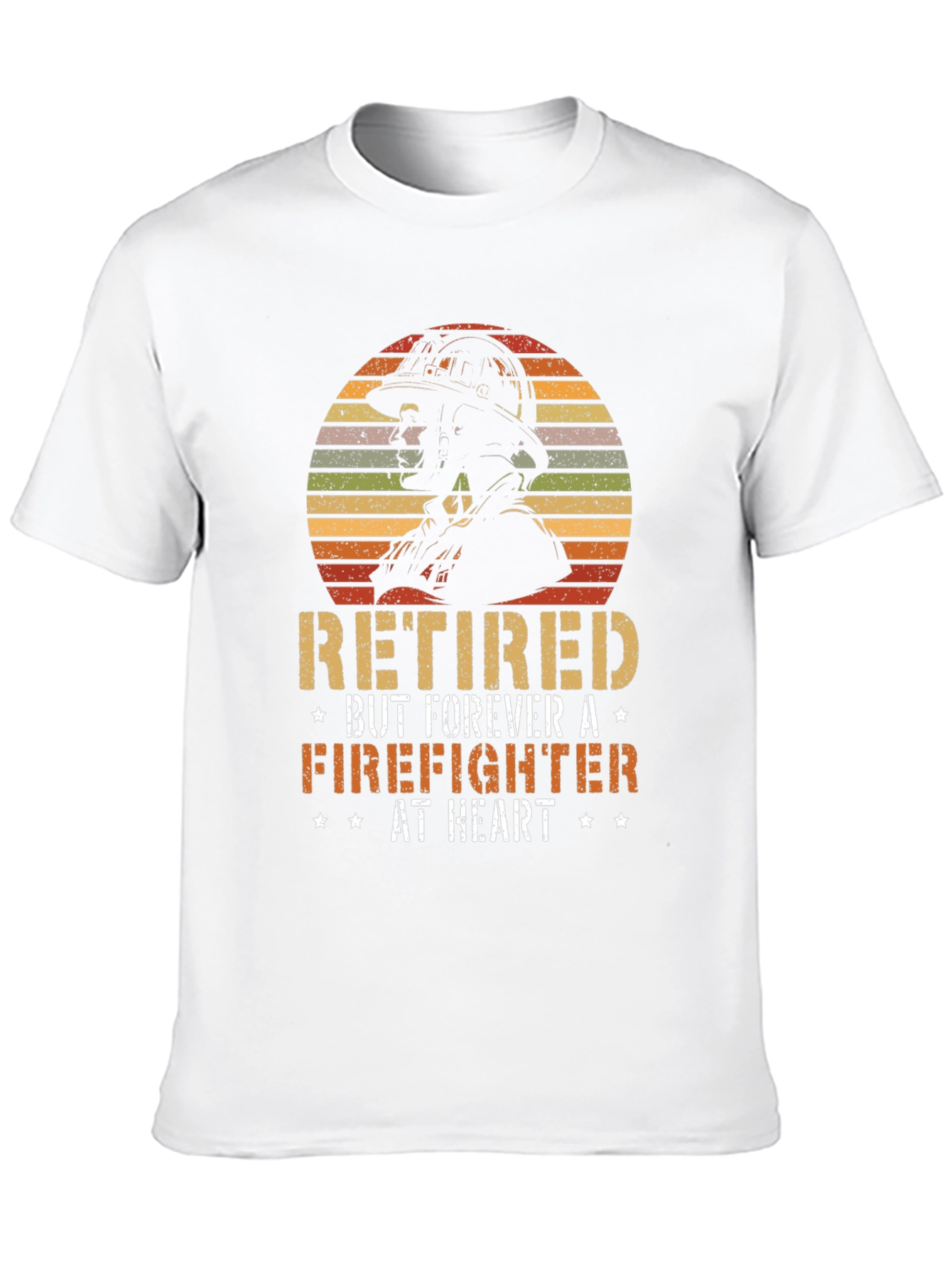 Retired Firefighter Graphic T-Shirt