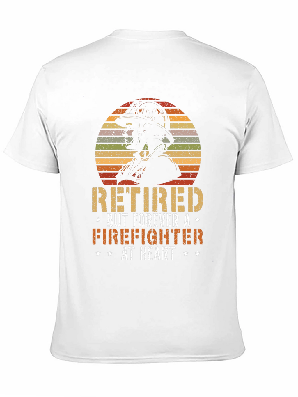 Retired Firefighter Graphic T-Shirt