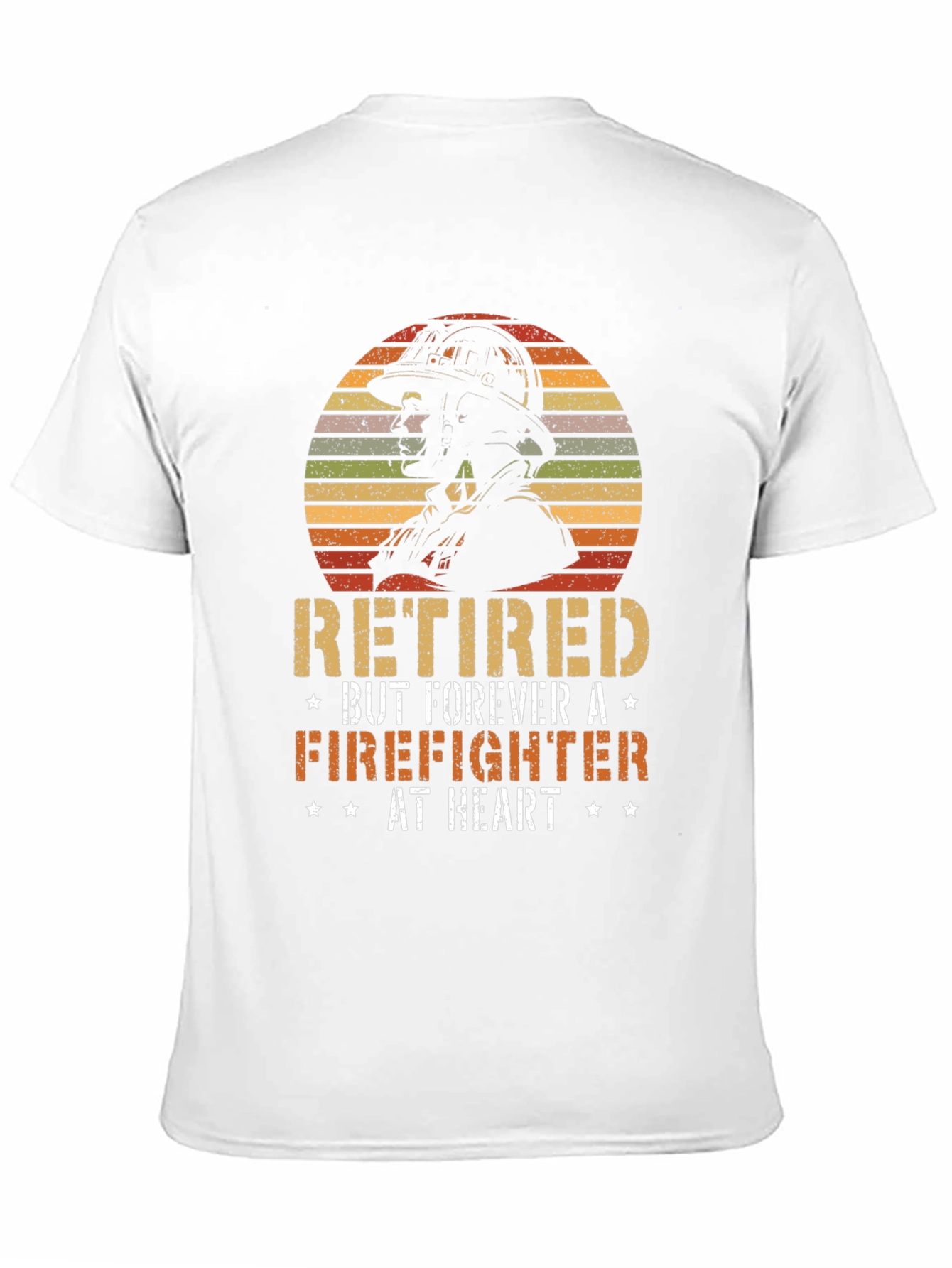 Retired Firefighter Graphic T-Shirt