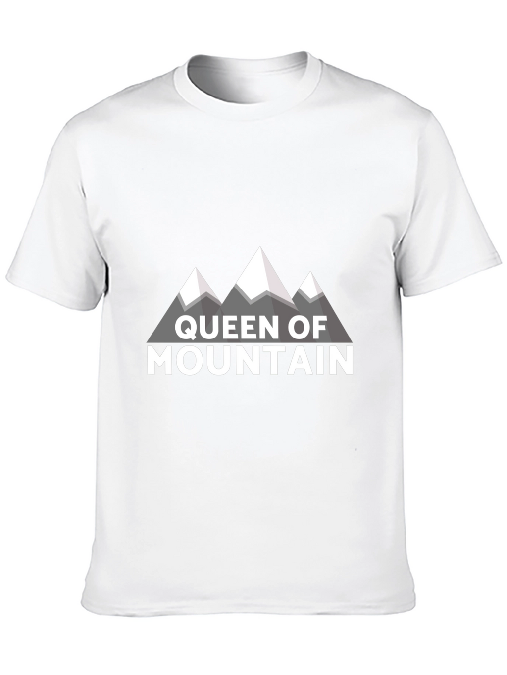 Queen of Mountain Graphic Tee - Black