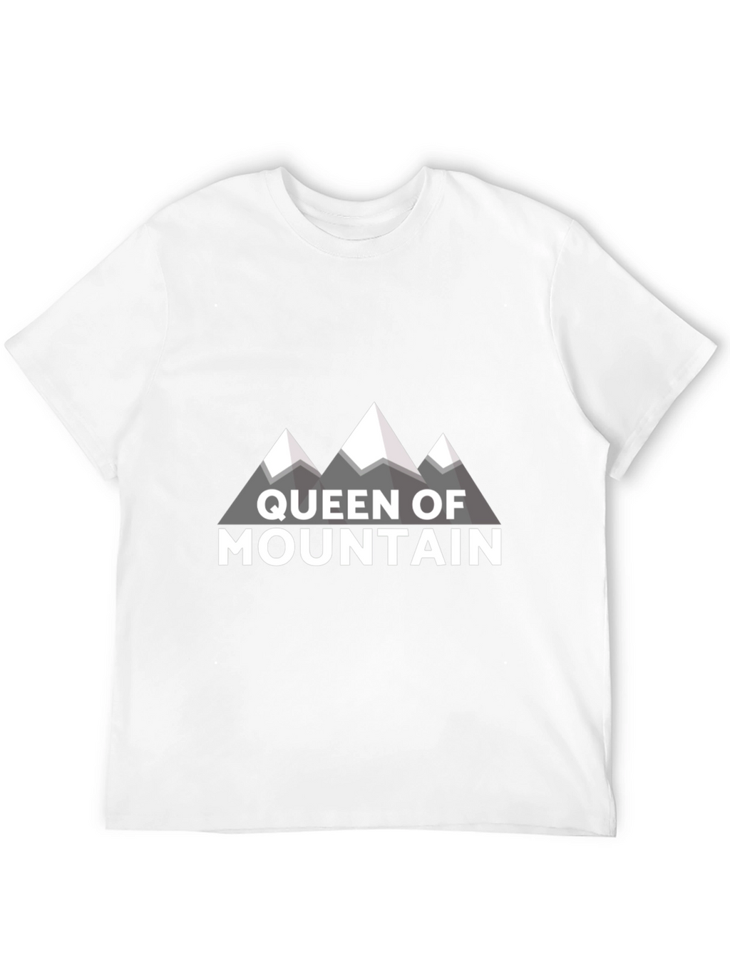 Queen of Mountain Graphic Tee - Black