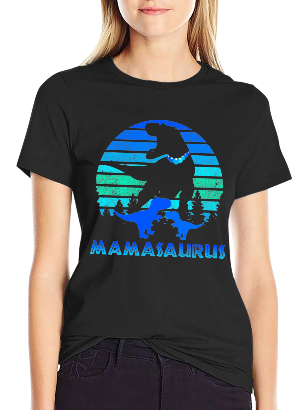 Mamasaurus Dinosaur T-Shirt Mothers Day Gift
