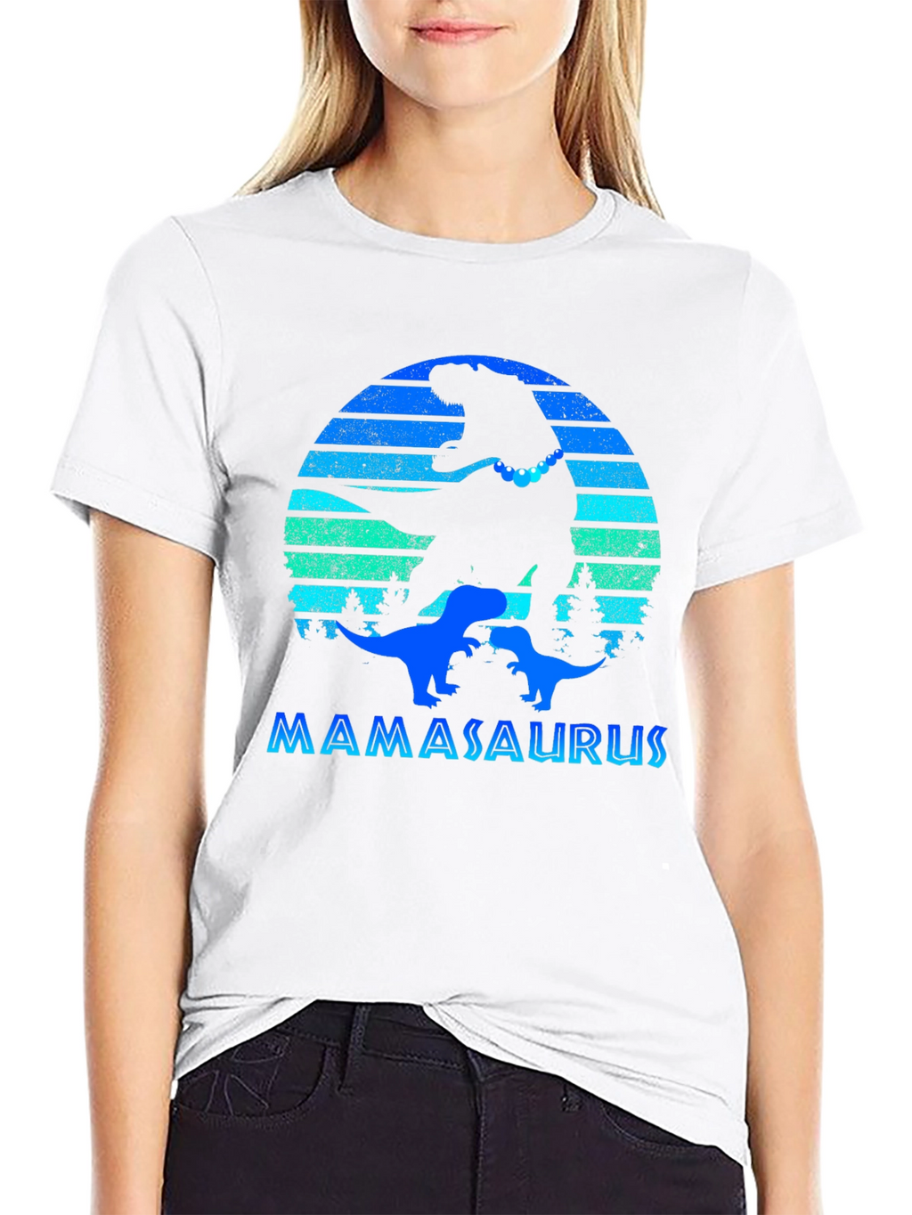 Mamasaurus Dinosaur T-Shirt Mothers Day Gift