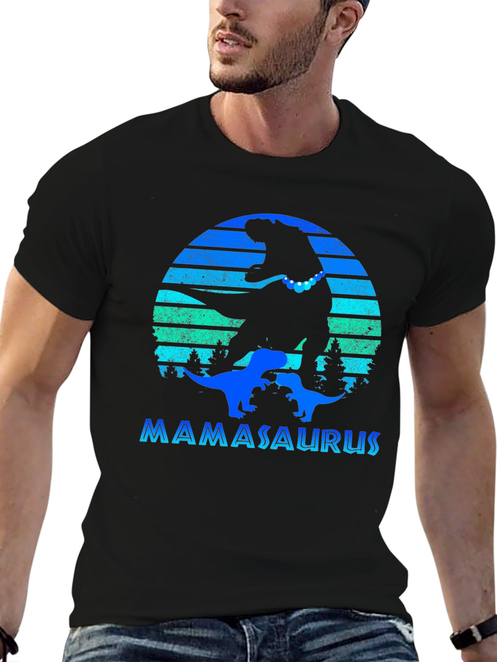 Mamasaurus Dinosaur T-Shirt Mothers Day Gift