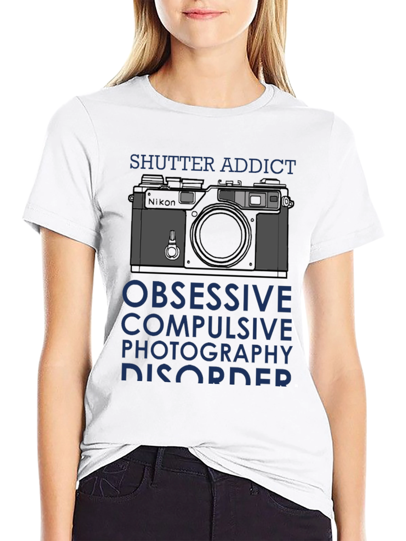 Shutter Addict T-Shirt - Obsessive Photography Disorder