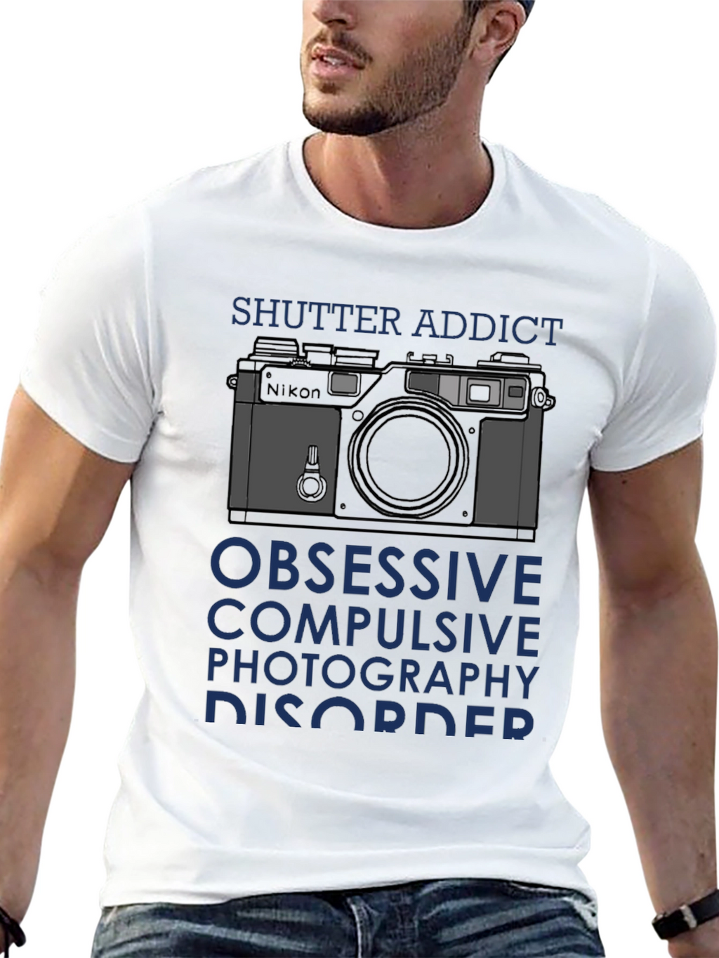 Shutter Addict T-Shirt - Obsessive Photography Disorder