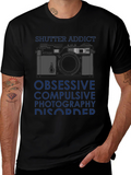 Shutter Addict T-Shirt - Obsessive Photography Disorder