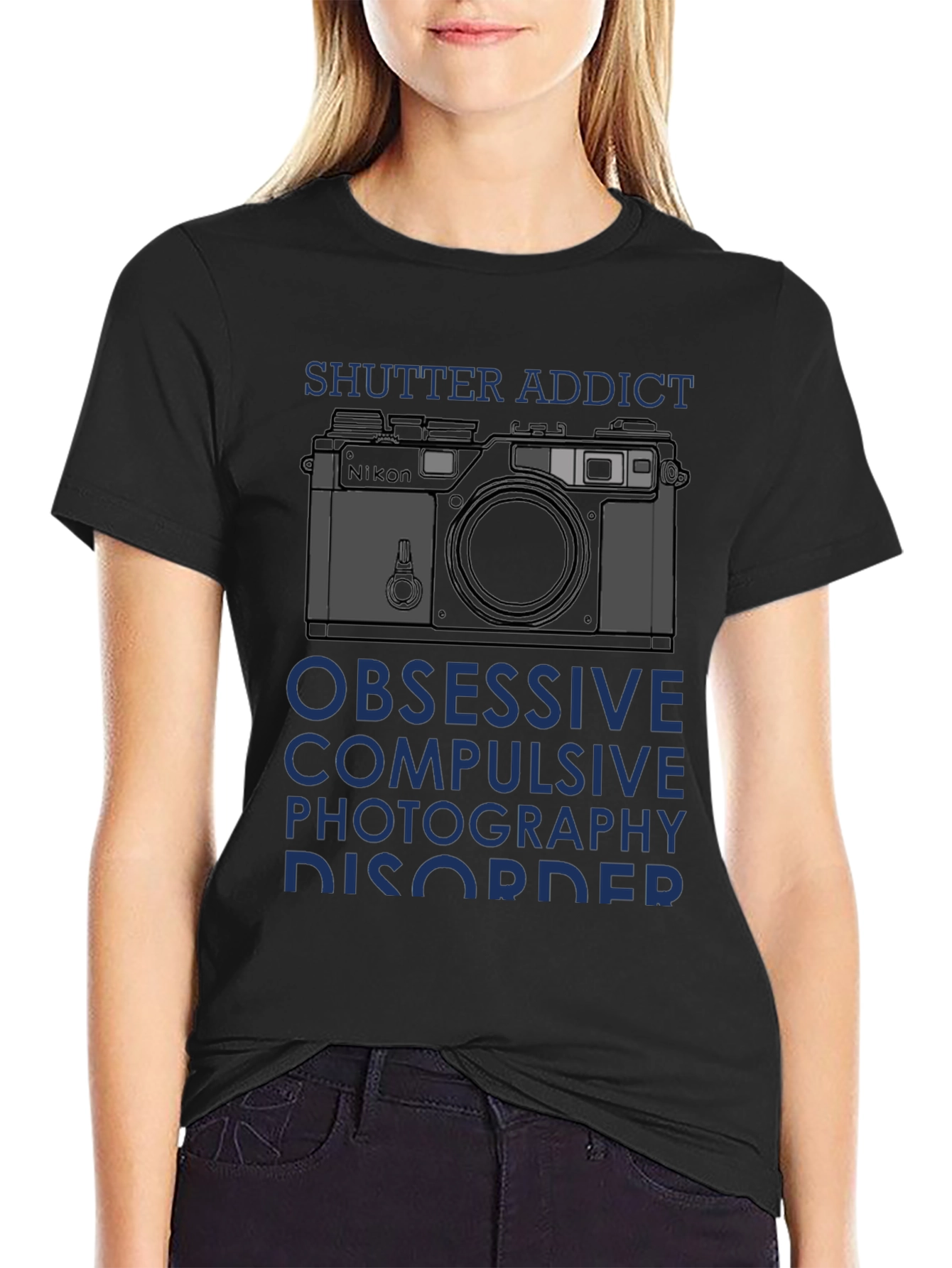 Shutter Addict T-Shirt - Obsessive Photography Disorder