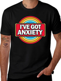 Ive Got Anxiety Graphic T-Shirt - Black