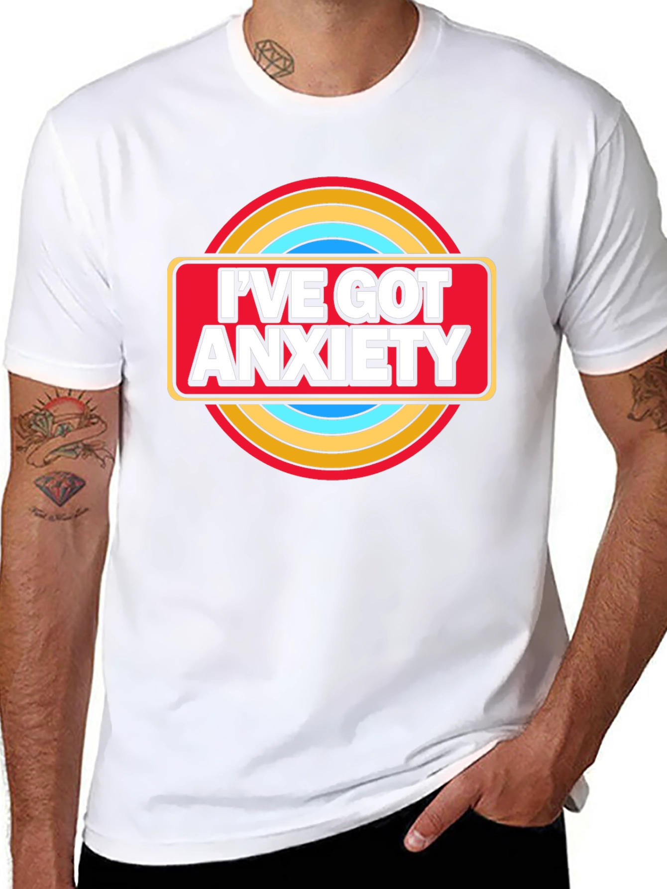 Ive Got Anxiety Graphic T-Shirt - Black
