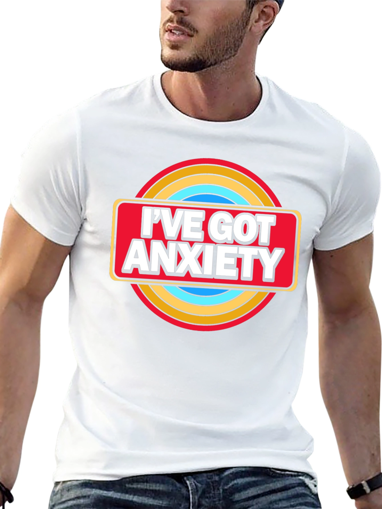 Ive Got Anxiety Graphic T-Shirt - Black