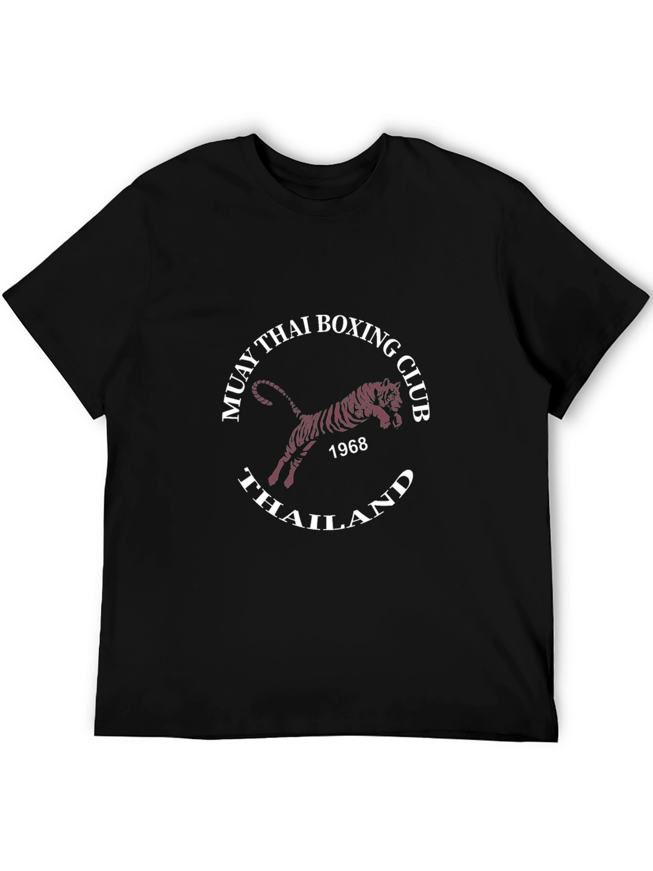 Muay Thai Boxing Club Black Graphic Tee