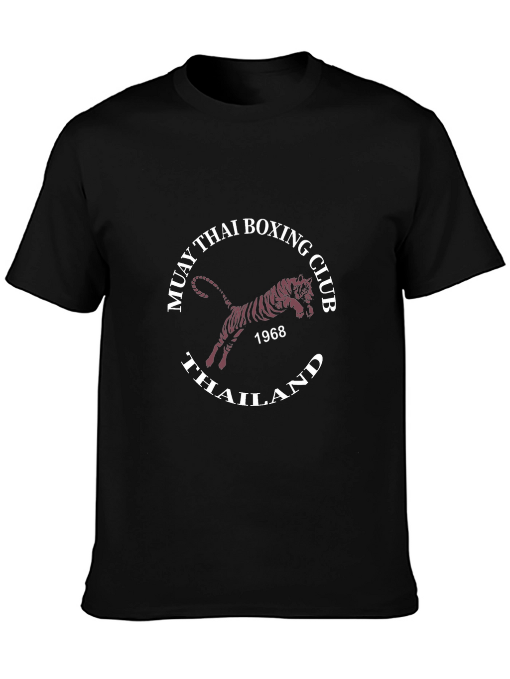 Muay Thai Boxing Club Black Graphic Tee