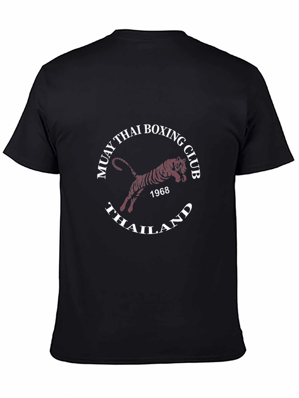 Muay Thai Boxing Club Black Graphic Tee