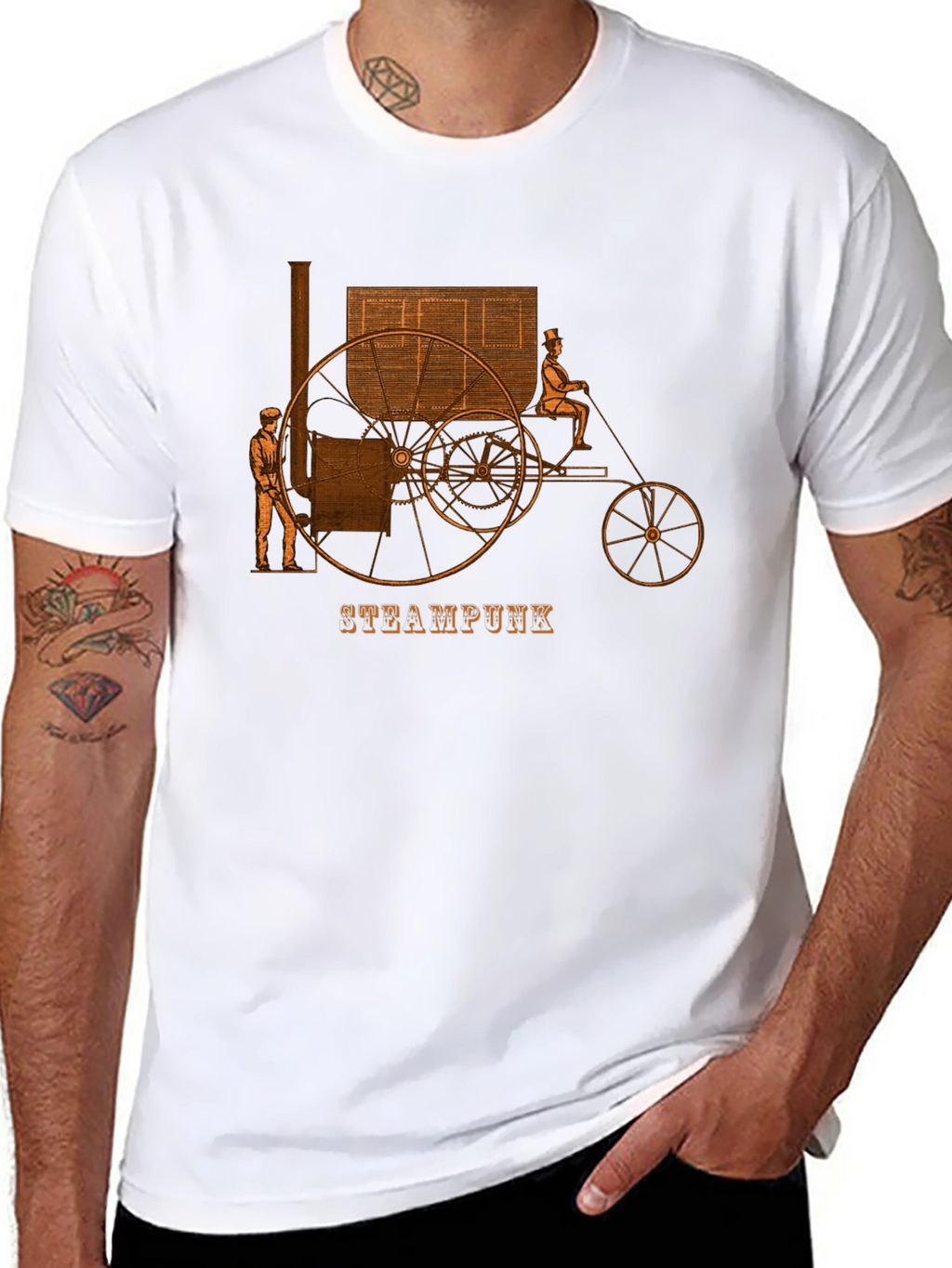 Steampunk Graphic T-Shirt - Unique Design