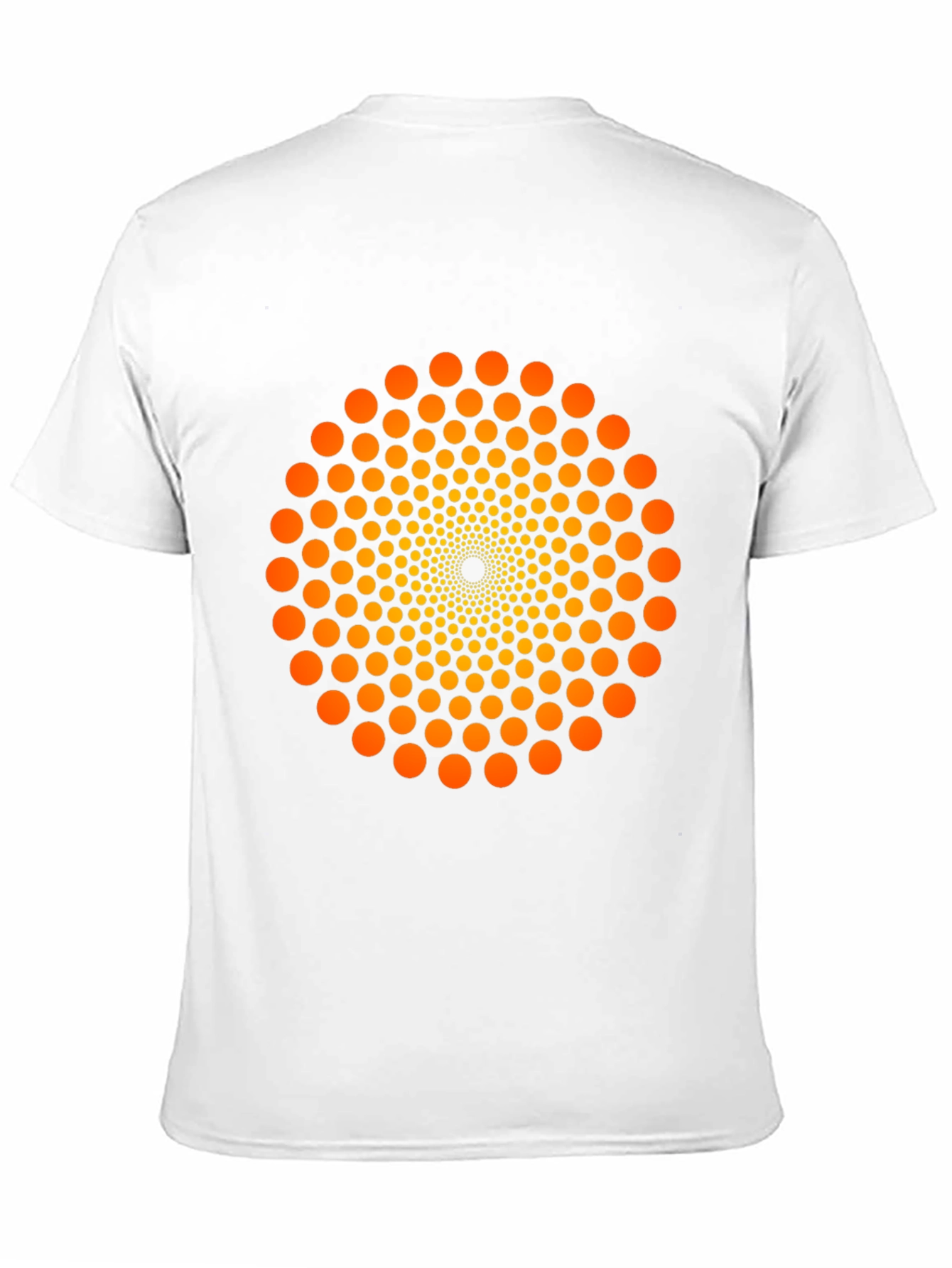 Geometric Dot Swirl T-Shirt - Eye-Catching Design