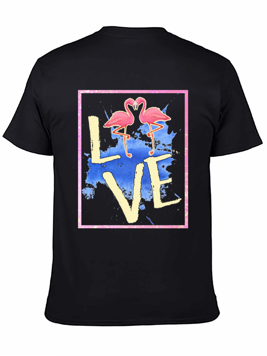 Flamingo Love Graphic Tee - Trendy T-Shirt