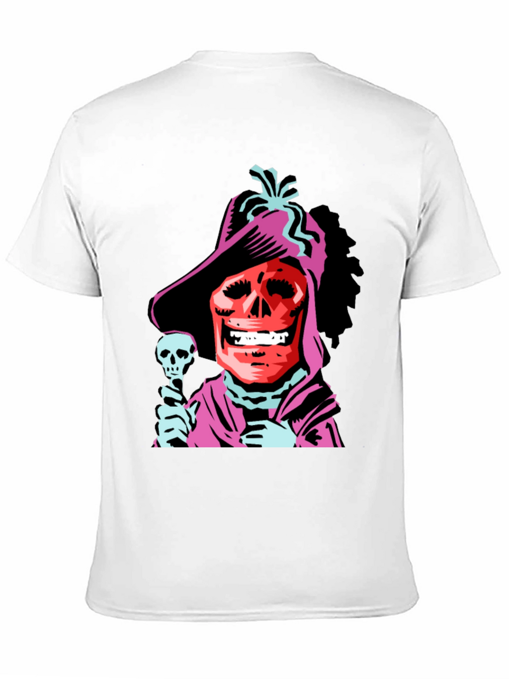 Skull Character Black Graphic Tee