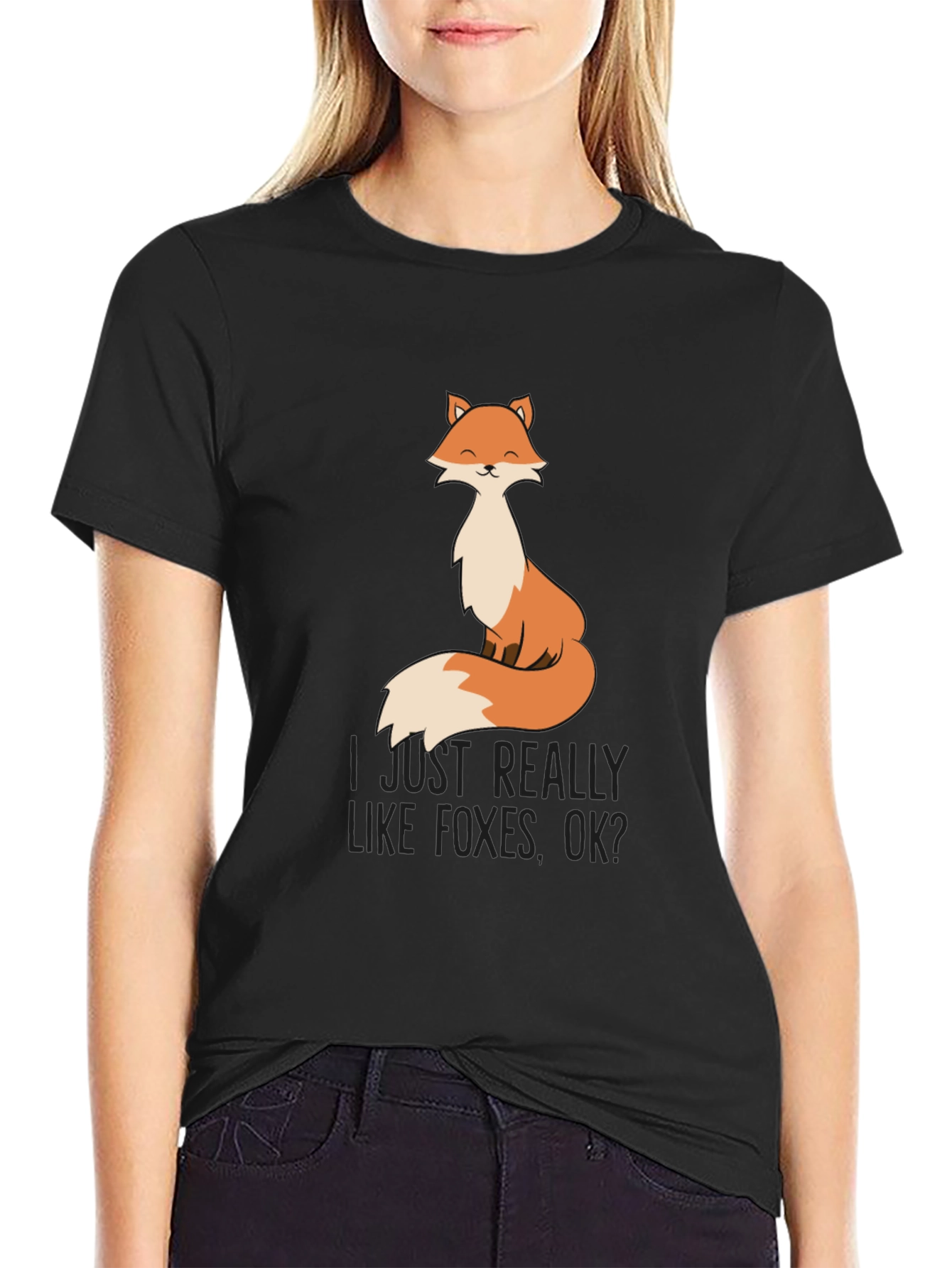 Fox Lover T-Shirt - I Just Really Like Foxes OK?