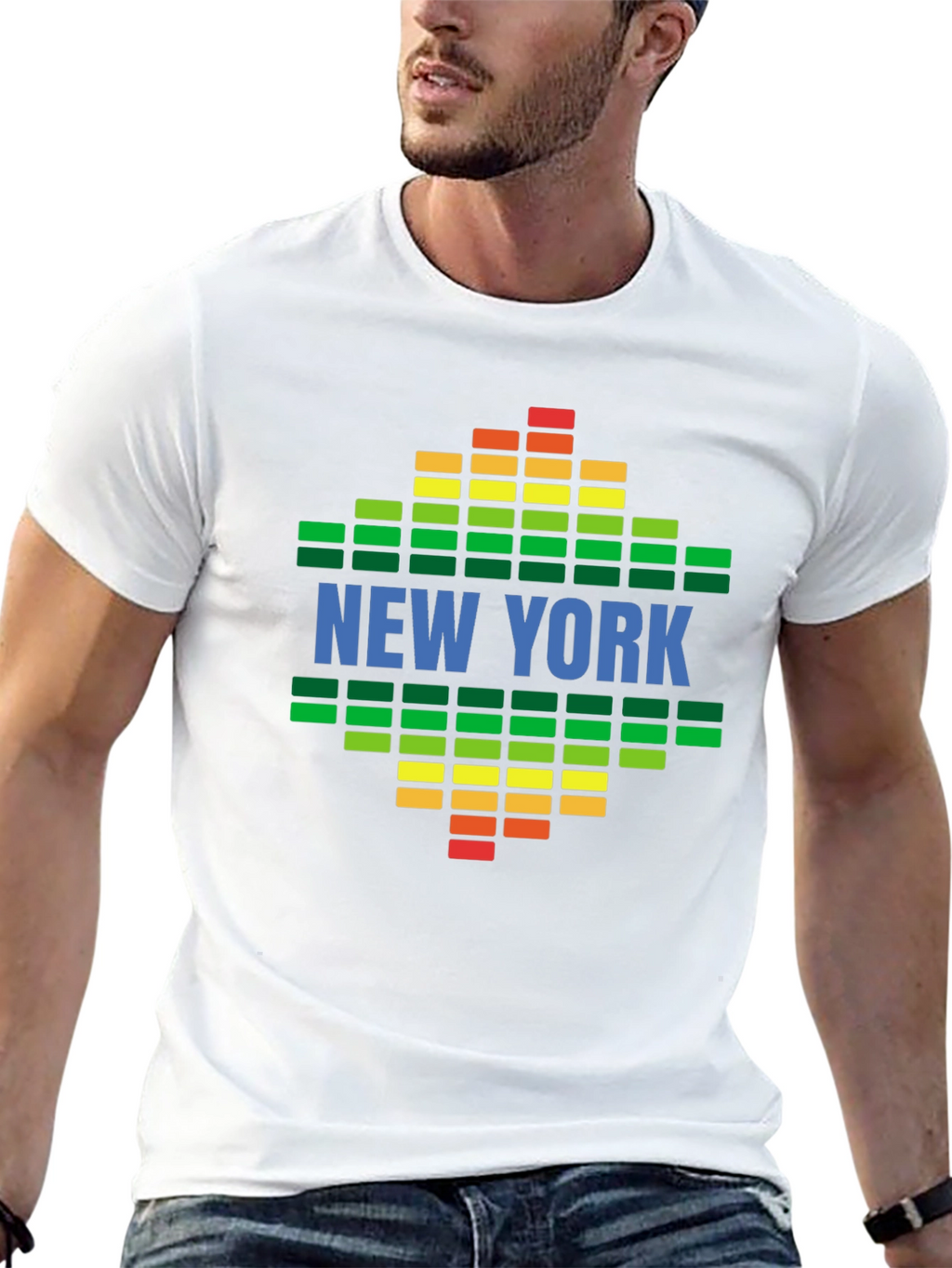 New York Graphic Tee - City Soundwave Design