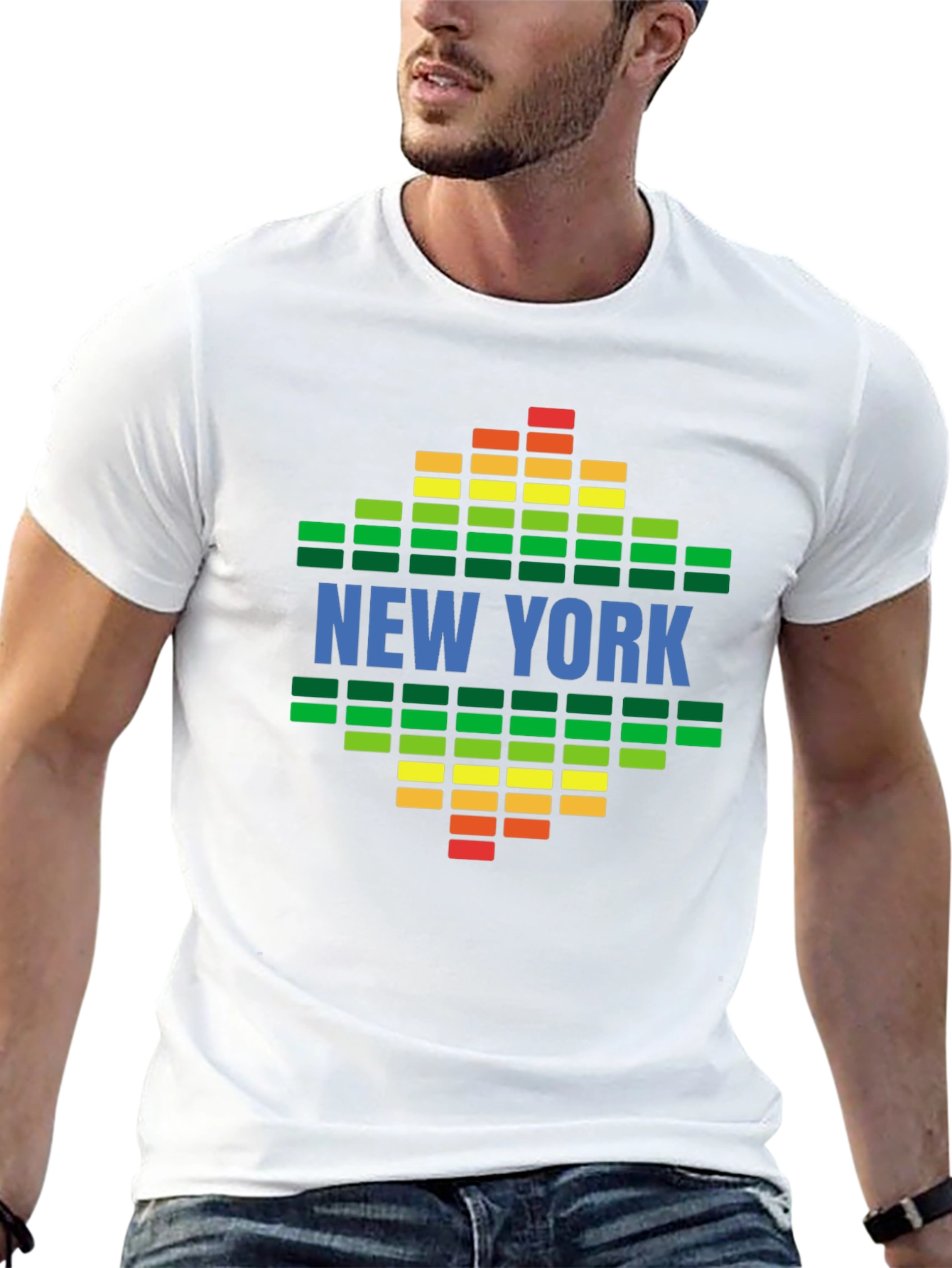 New York Graphic Tee - City Soundwave Design