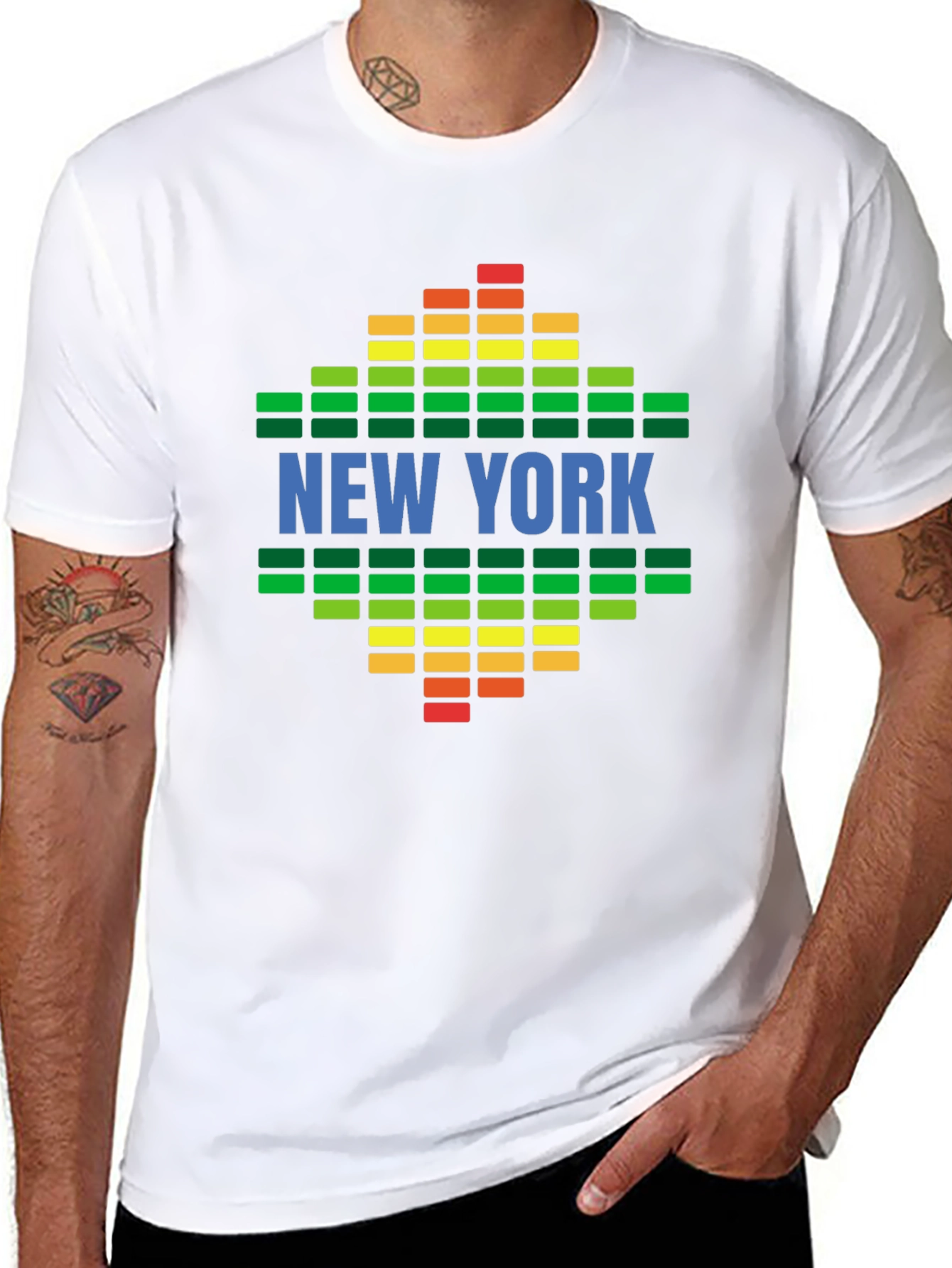 New York Graphic Tee - City Soundwave Design