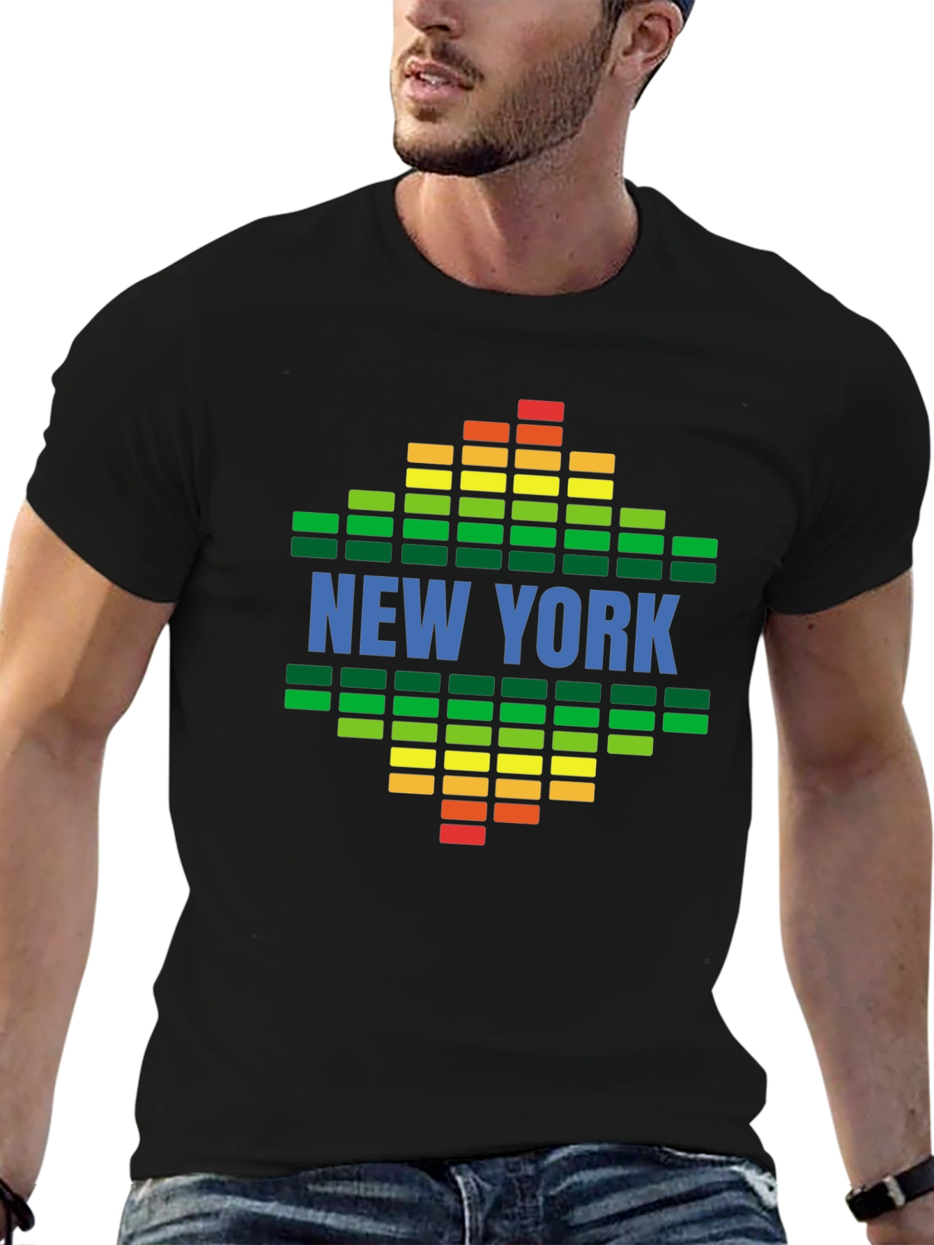 New York Graphic Tee - City Soundwave Design