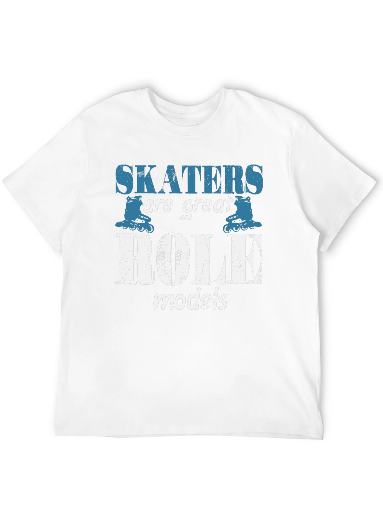 Skaters Are Great Role Models Black T-Shirt
