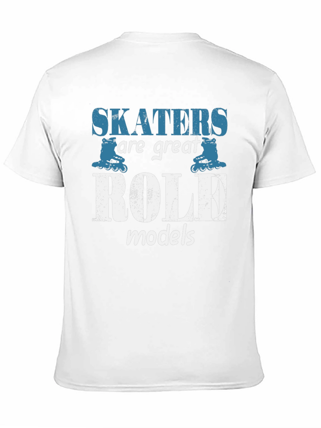 Skaters Are Great Role Models Black T-Shirt