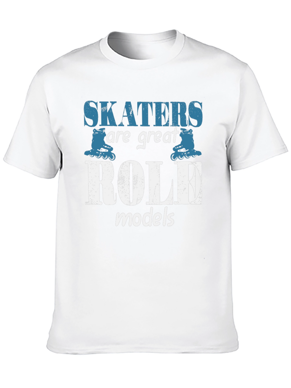 Skaters Are Great Role Models Black T-Shirt