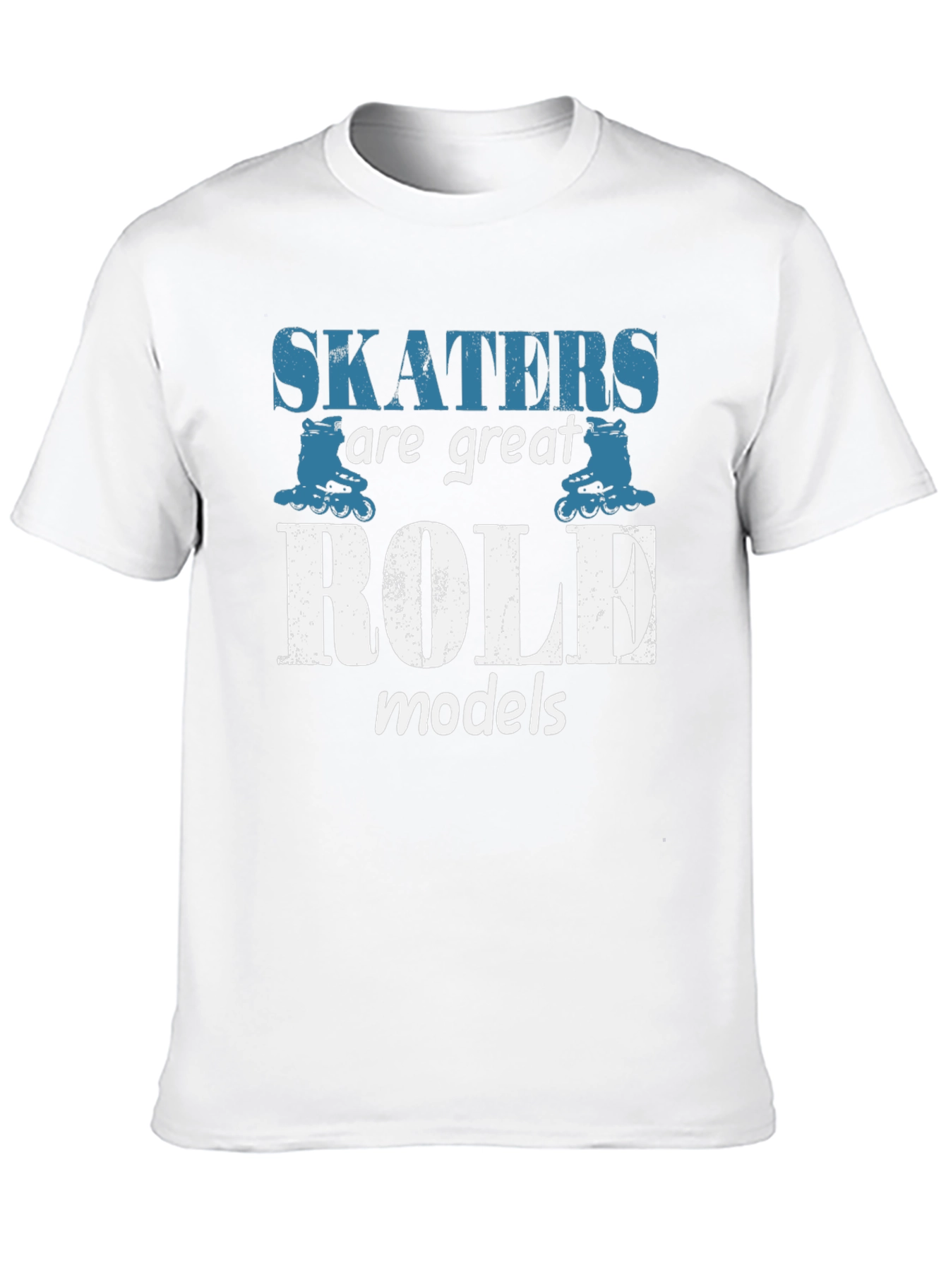 Skaters Are Great Role Models Black T-Shirt