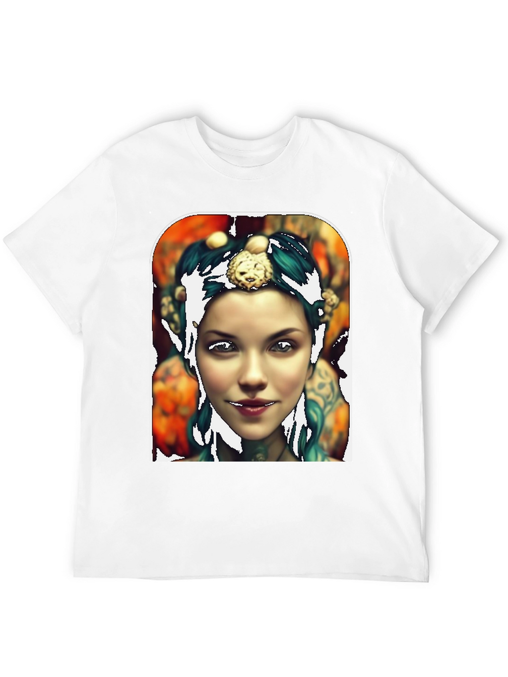 Artistic Portrait Tee - Unique Graphic Print