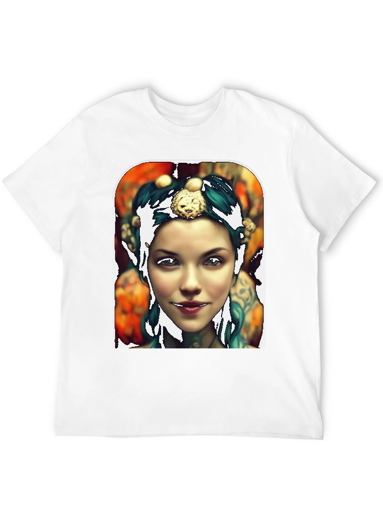 Artistic Portrait Tee - Unique Graphic Print