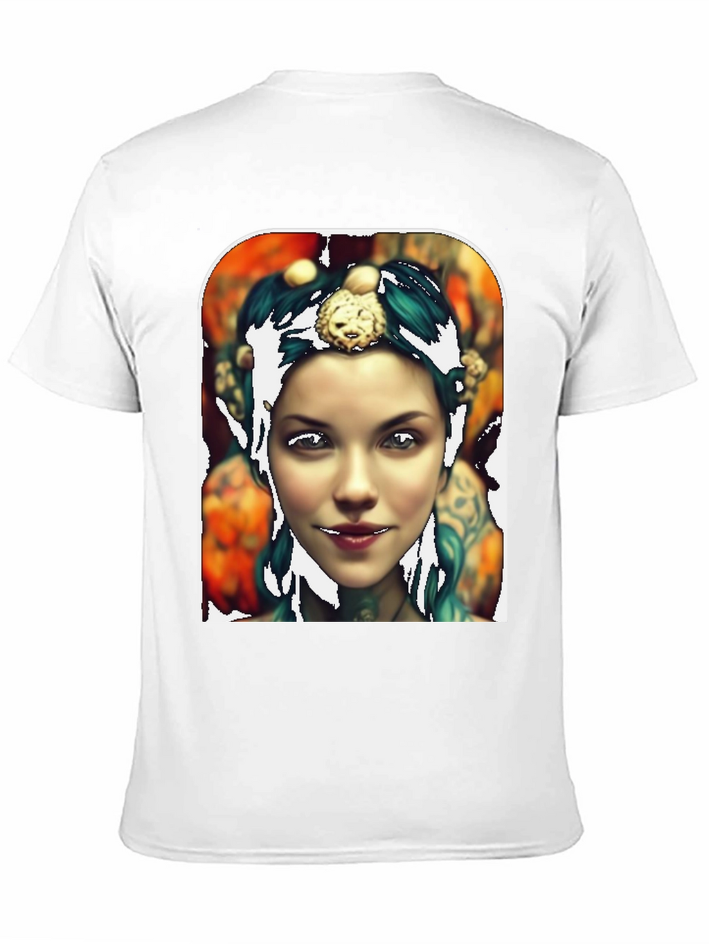 Artistic Portrait Tee - Unique Graphic Print