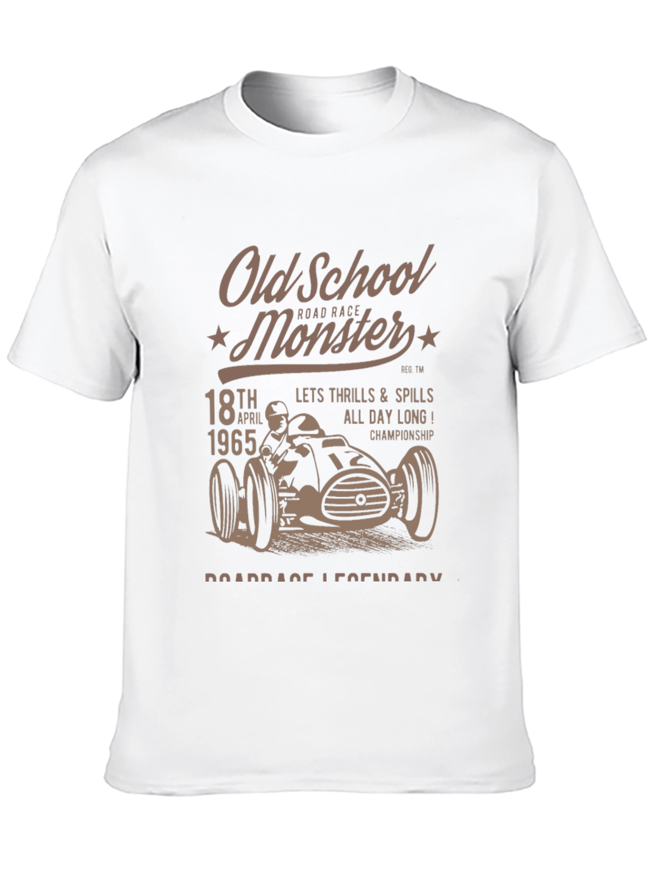 Old School Monster Road Race T-Shirt