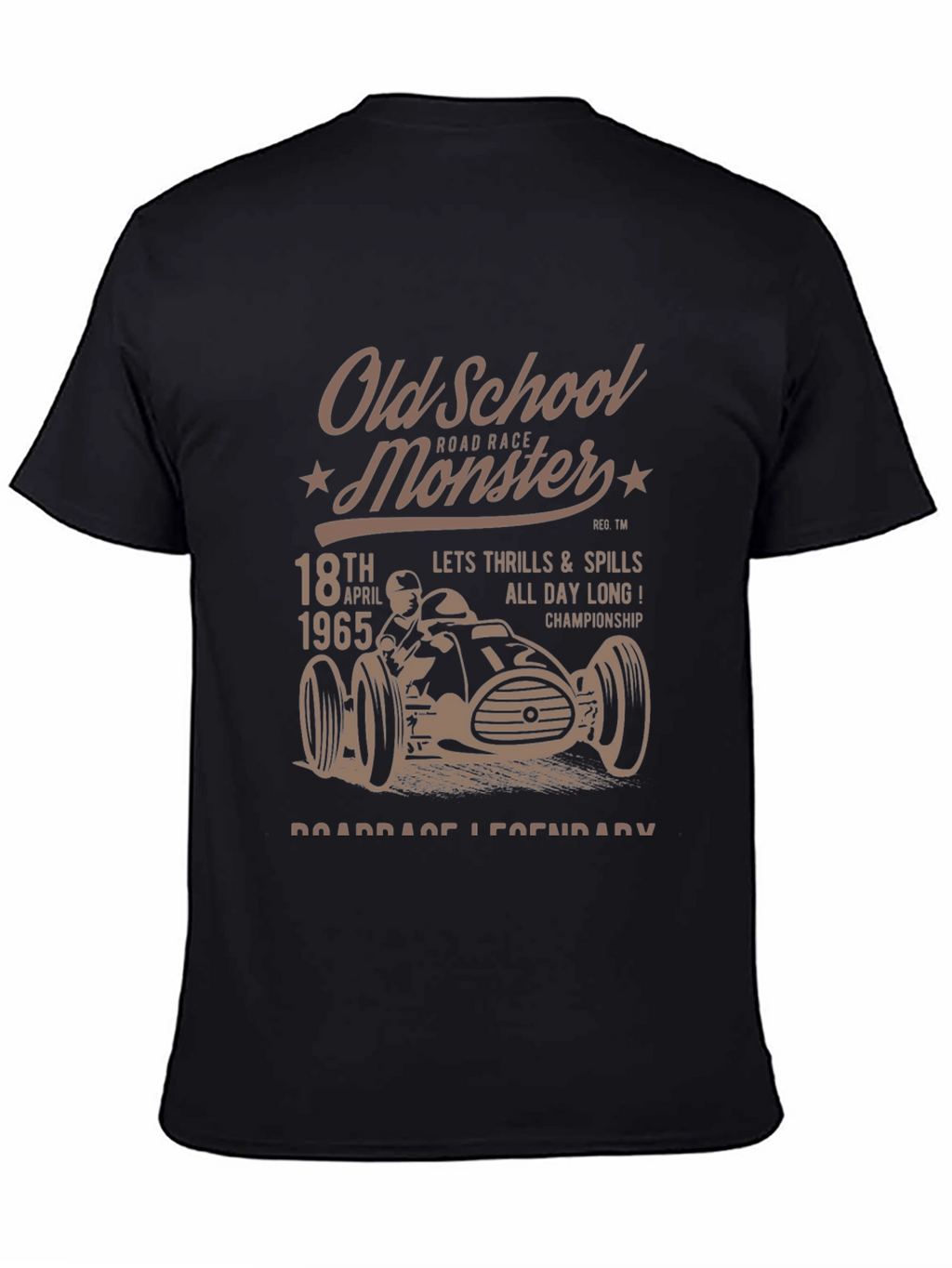 Old School Monster Road Race T-Shirt