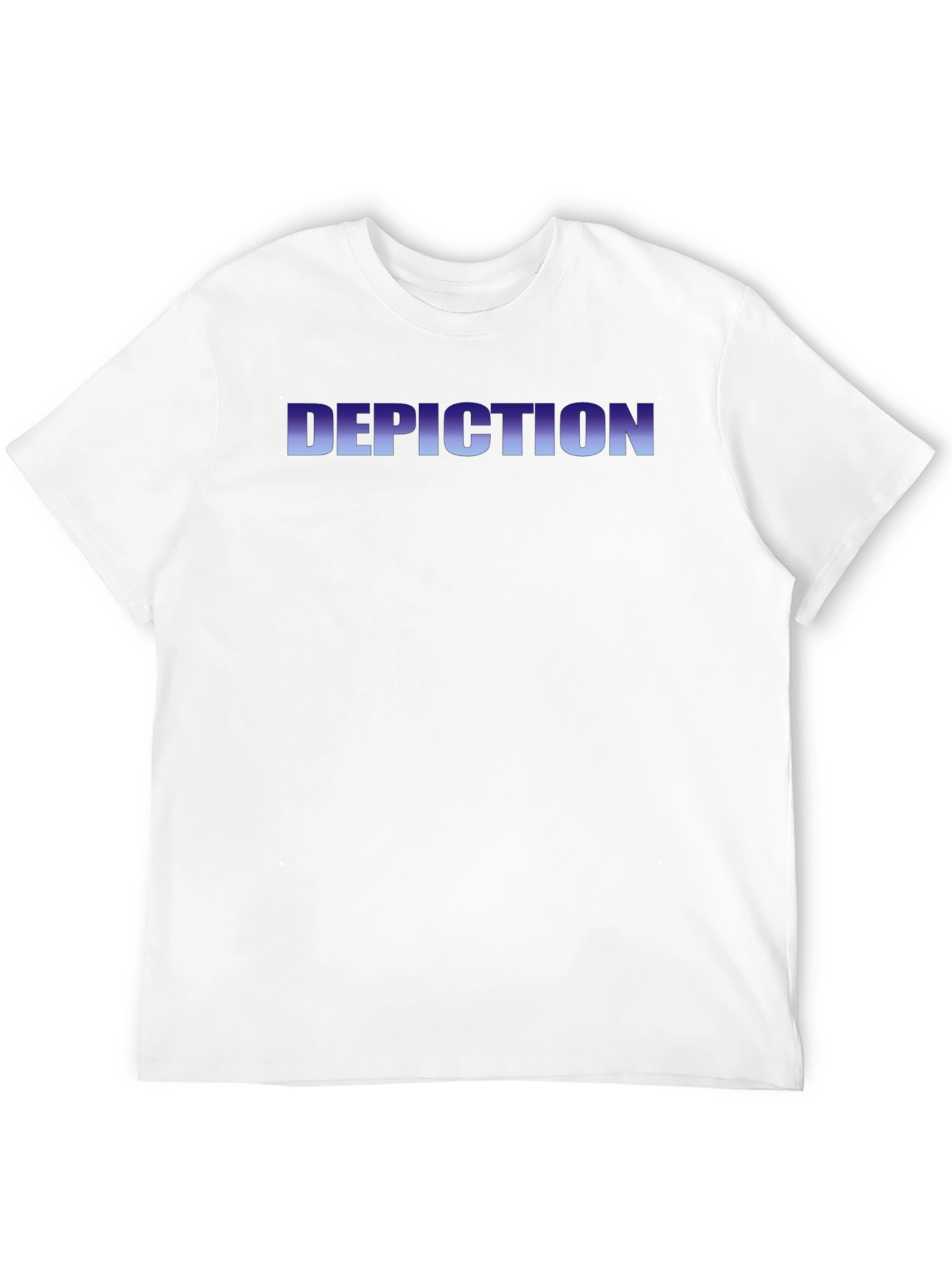 Depiction Graphic Tee - Black Crew Neck T-Shirt