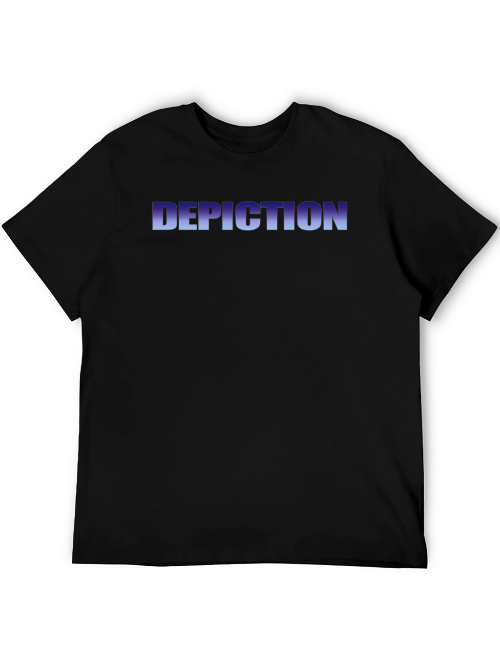 Depiction Graphic Tee - Black Crew Neck T-Shirt