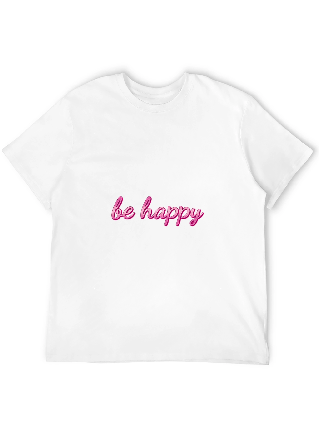 Be Happy Black T-Shirt - Menswear