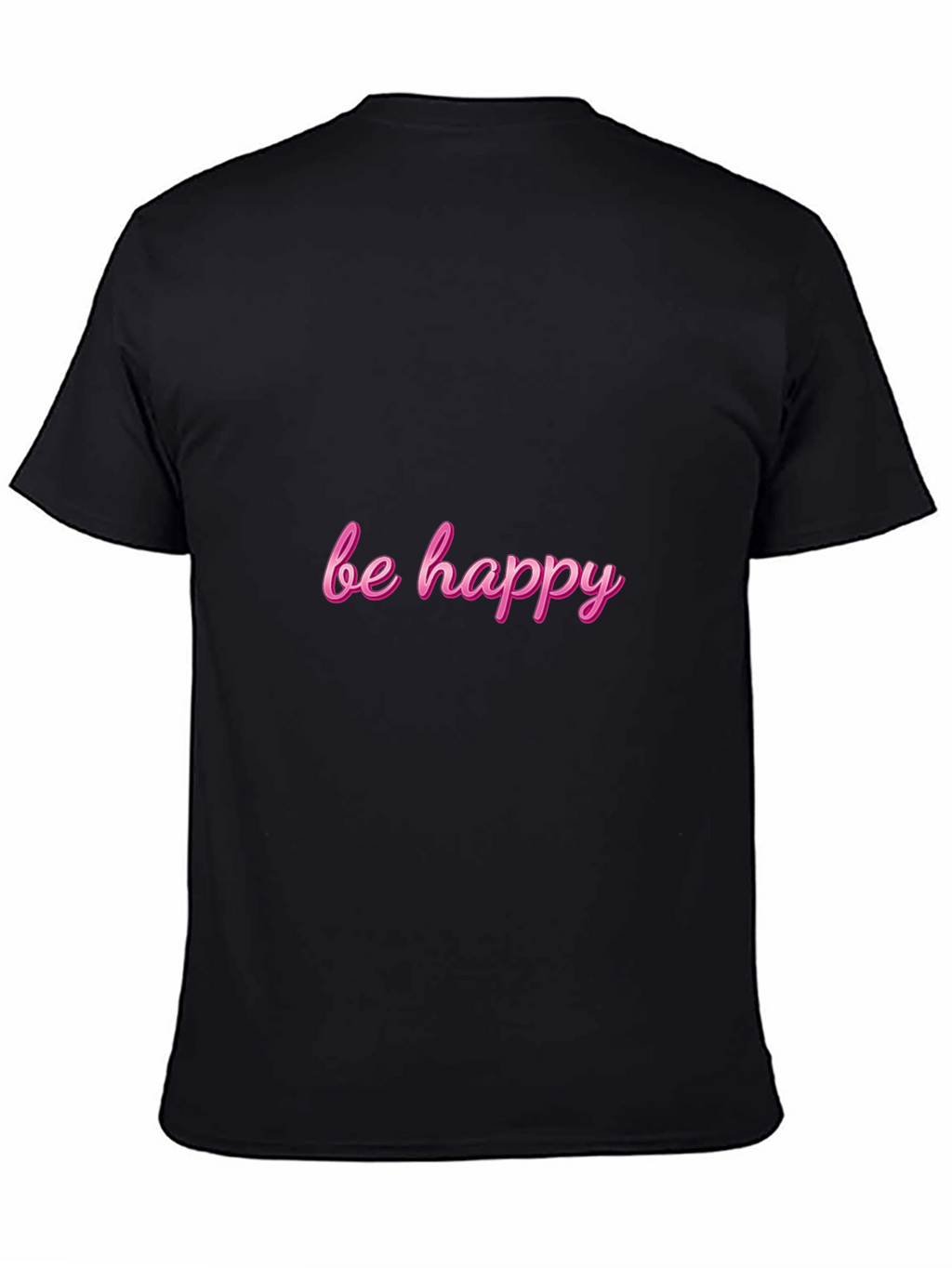 Be Happy Black T-Shirt - Menswear