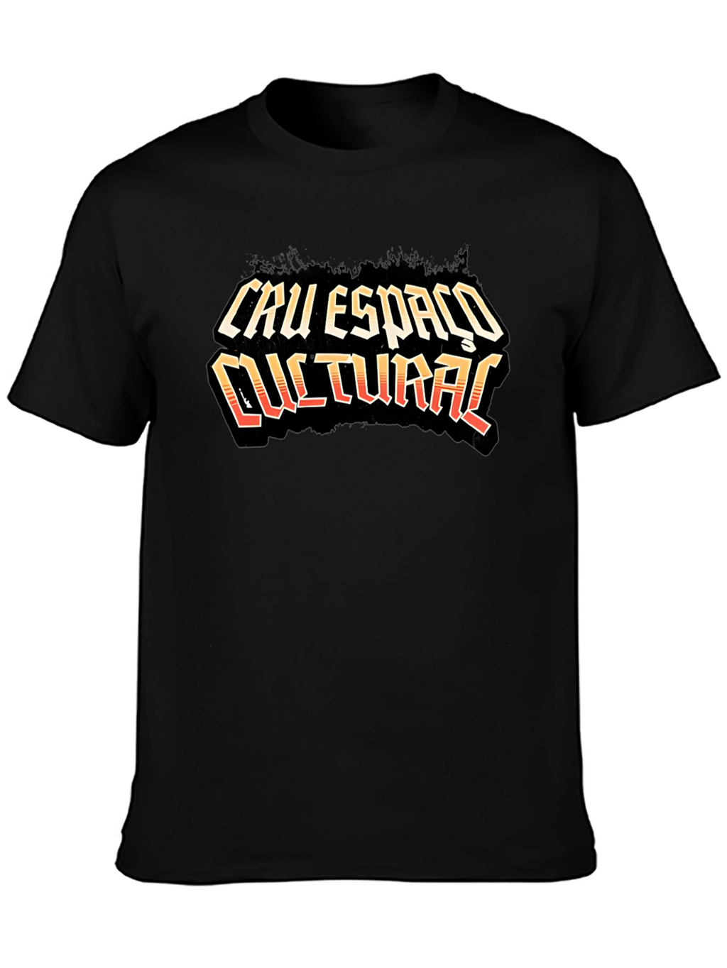 Cau Espaco Cultural Black Graphic T-Shirt