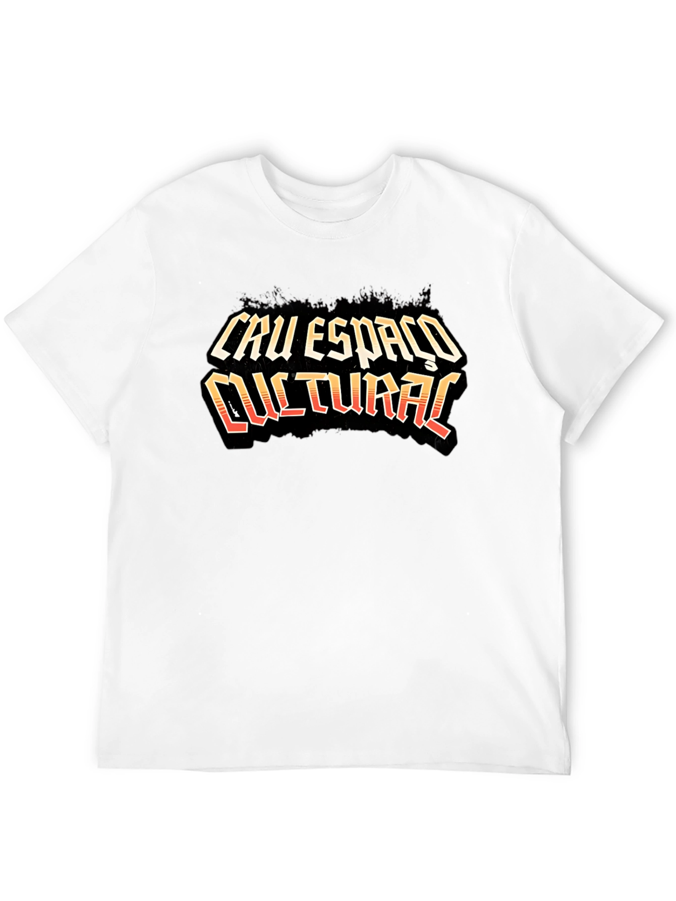 Cau Espaco Cultural Black Graphic T-Shirt