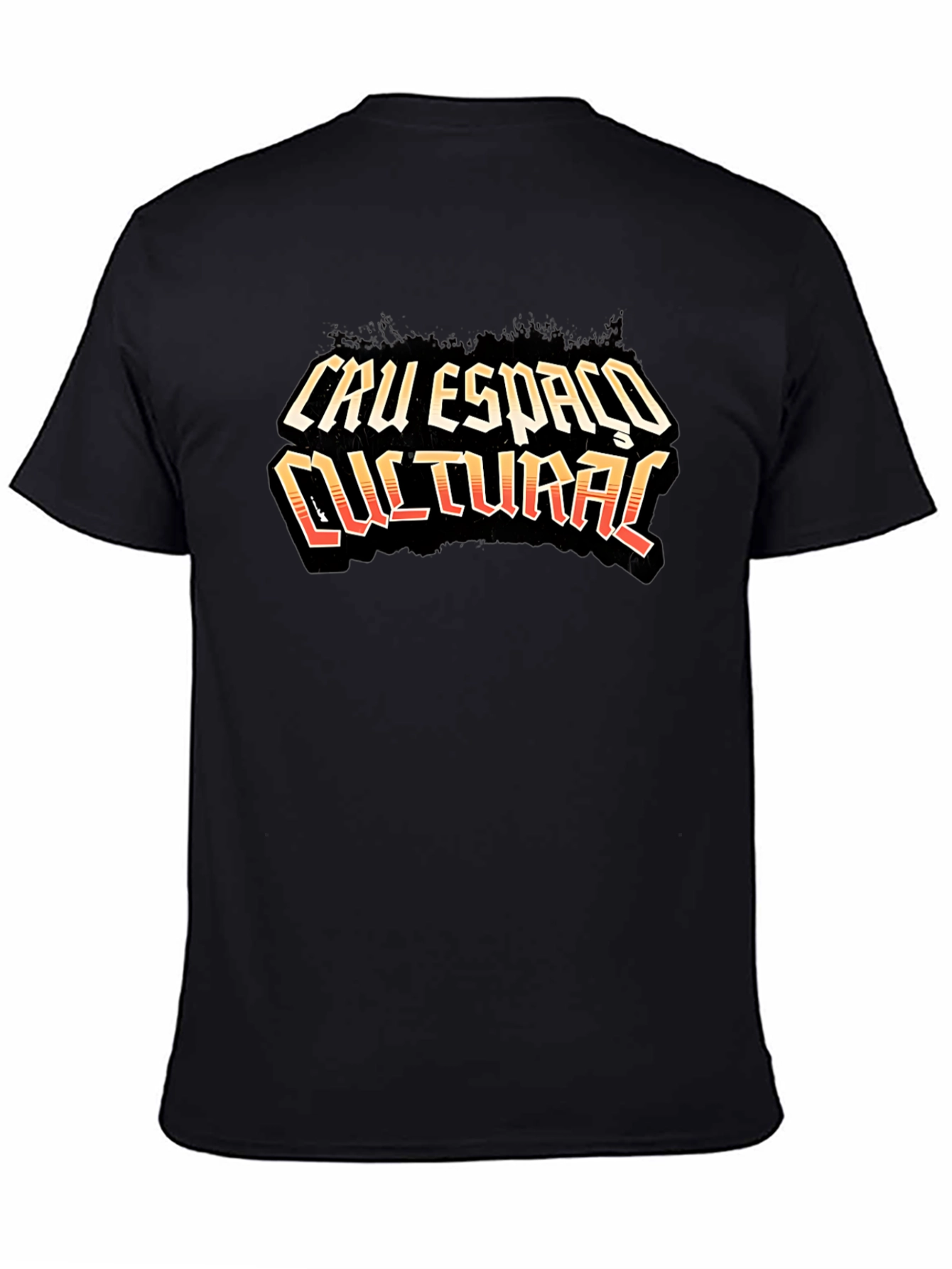 Cau Espaco Cultural Black Graphic T-Shirt