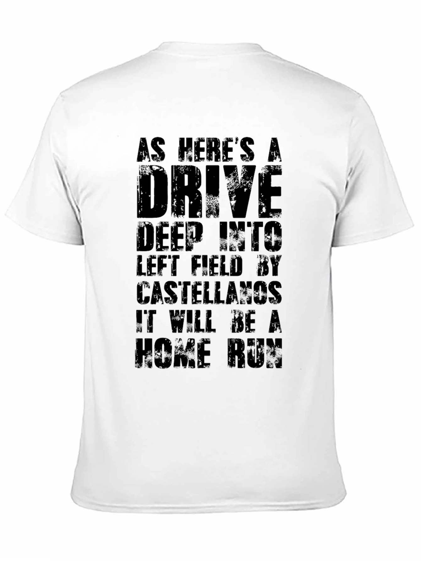As Heres a Drive Castellanos Black T-Shirt