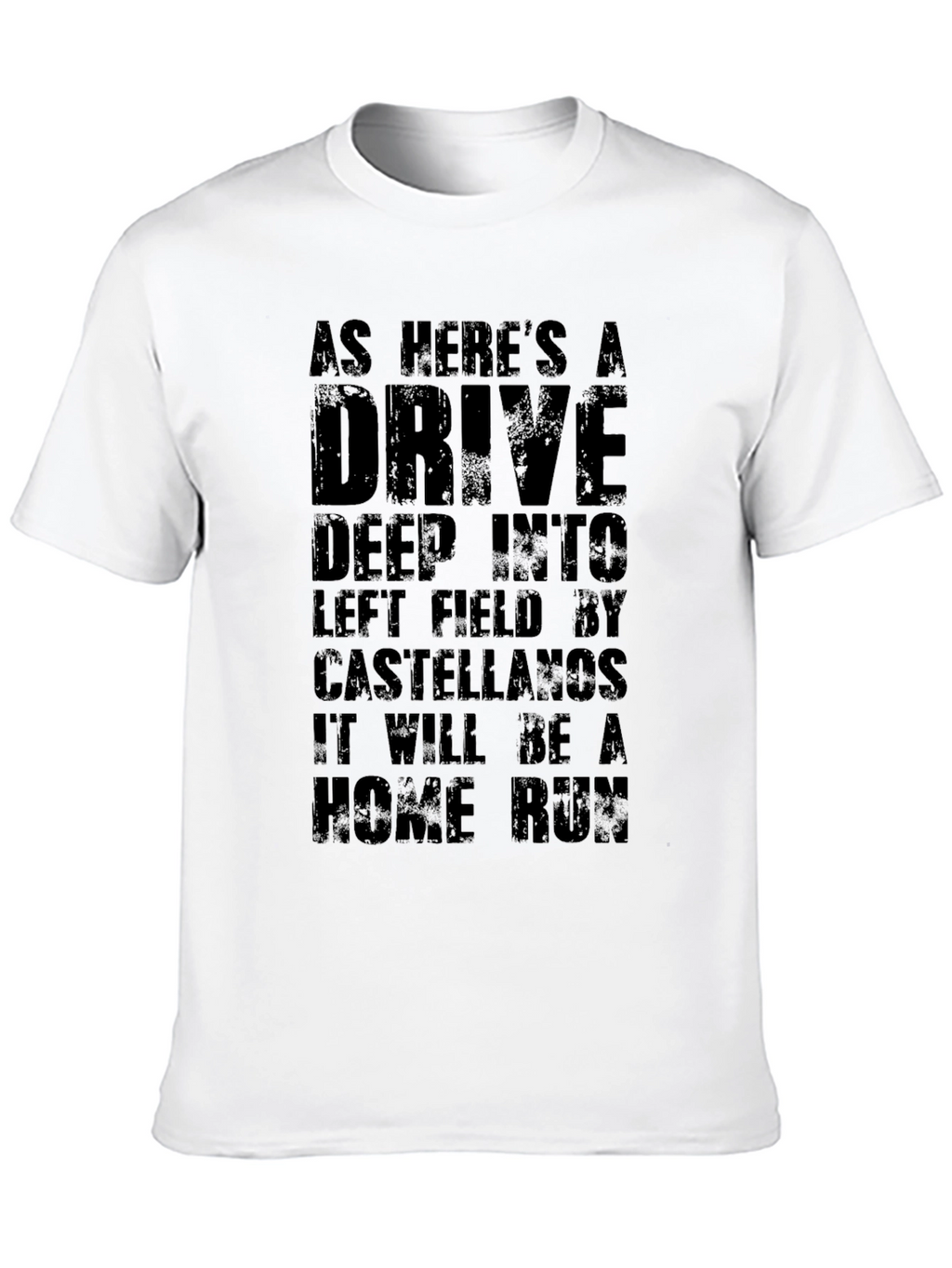 As Heres a Drive Castellanos Black T-Shirt